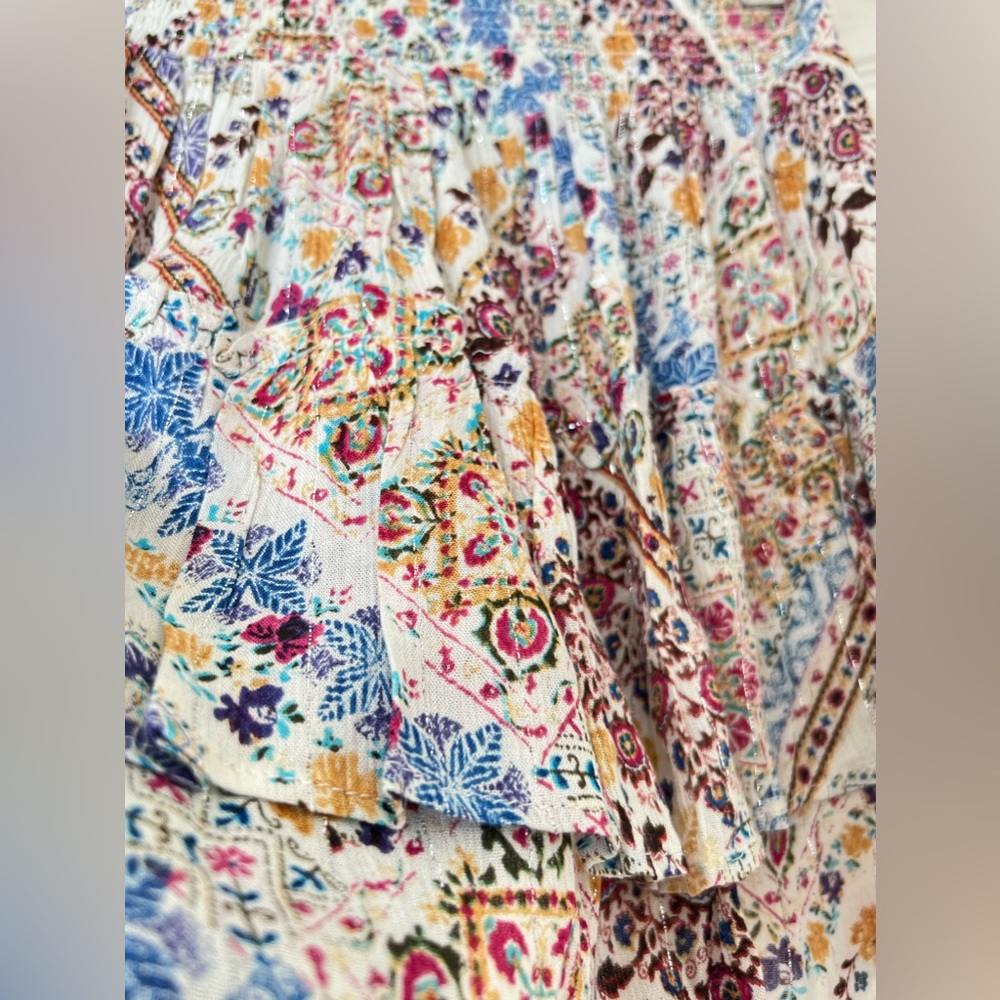 NWT Raga Mini Peplum Ruffled Flowy Boho Skirt - Picture 6 of 8
